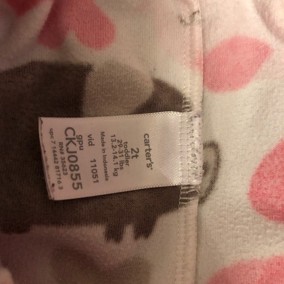 Size 2T pig pajama pants - Picture 2 of 2